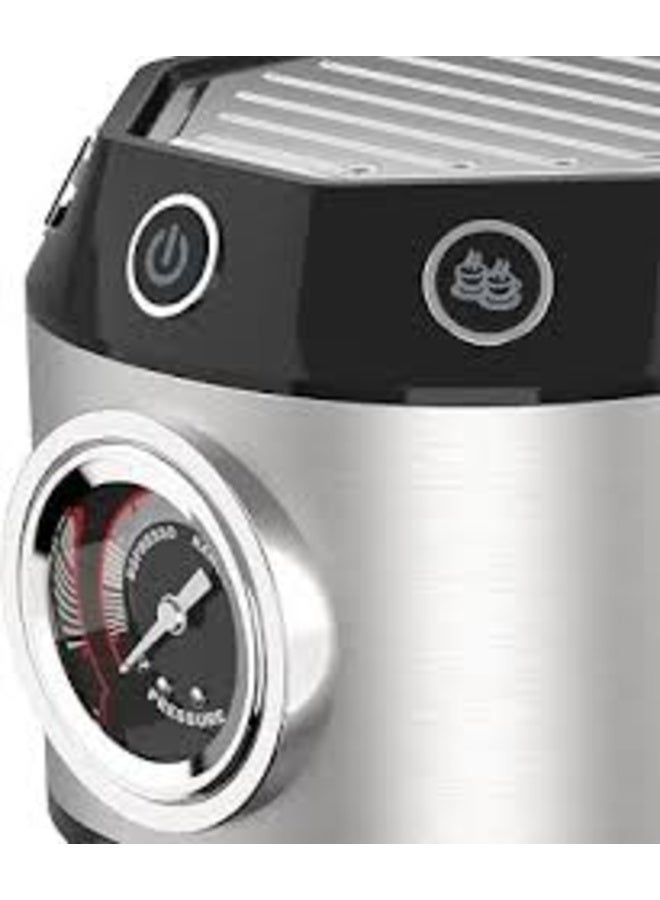Winning Star Espresso Coffee Machine/15 Bar/1L Water Tank/Stainless Steel Housing/1450W - Image 5