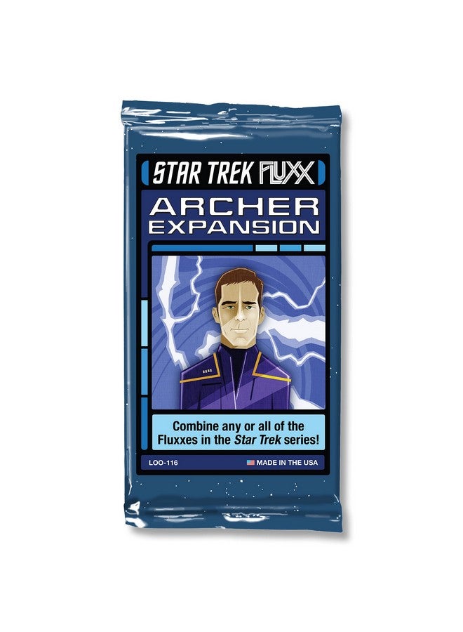 Looney Labs Looney Labs Star Trek Fluxx Archer Expansion - Comprehensive Content with Star Trek Enterprise Theme  - Image 1