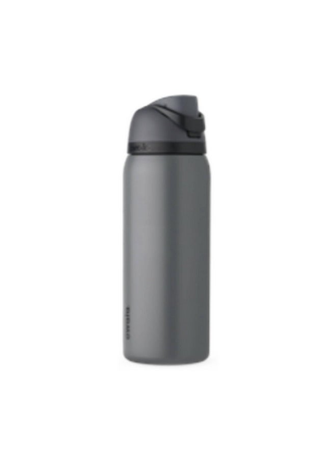 Owala Owala FreeSip Insulated Stainless Steel Water Bottle with Straw, BPA-Free Sports Water Bottle, Great for Travel, 32 Oz, Grayt 