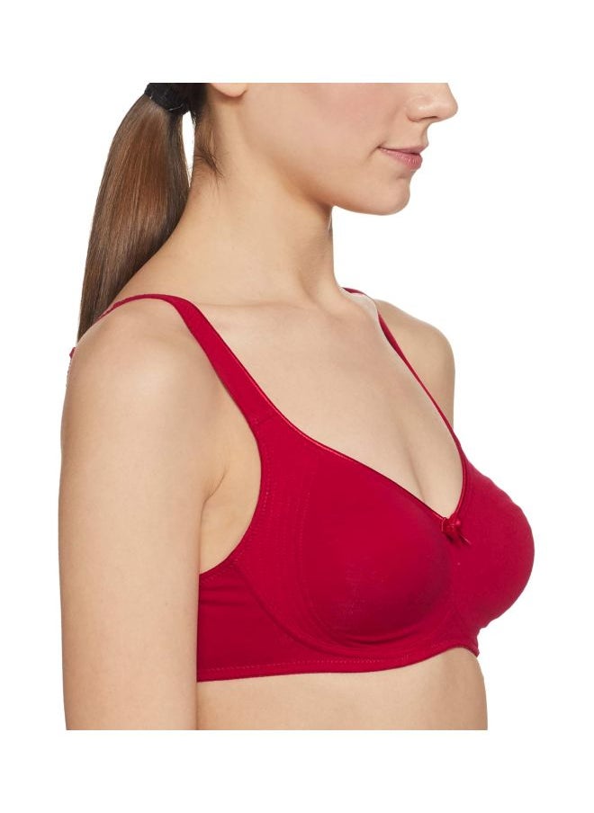 JOCKEY - Jockey 1250 Women Wire free Non Padded Super Combed Cotton Elastane Stretch Full Coverage Everyday Bra with Contoured Shaper Panel and Adjustable Straps - Image 1