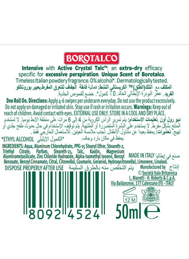 Borotalco - مزيل عرق دوار مكثف - Image 1