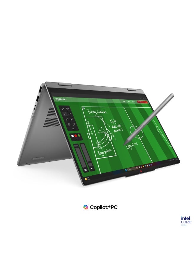لينوفو لابتوب IdeaPad 5 2 في 1 14IPH11 بشاشة IPS WUXGA (1920x1200) مقاس 14 بوصة، مع معالج Core Ultra 5 322/ذاكرة RAM سعة 16GB DDR5/قرص SSD سعة 512GB/نظام Windows 11 Home/رسومات Intel مدمجة. - Image 1
