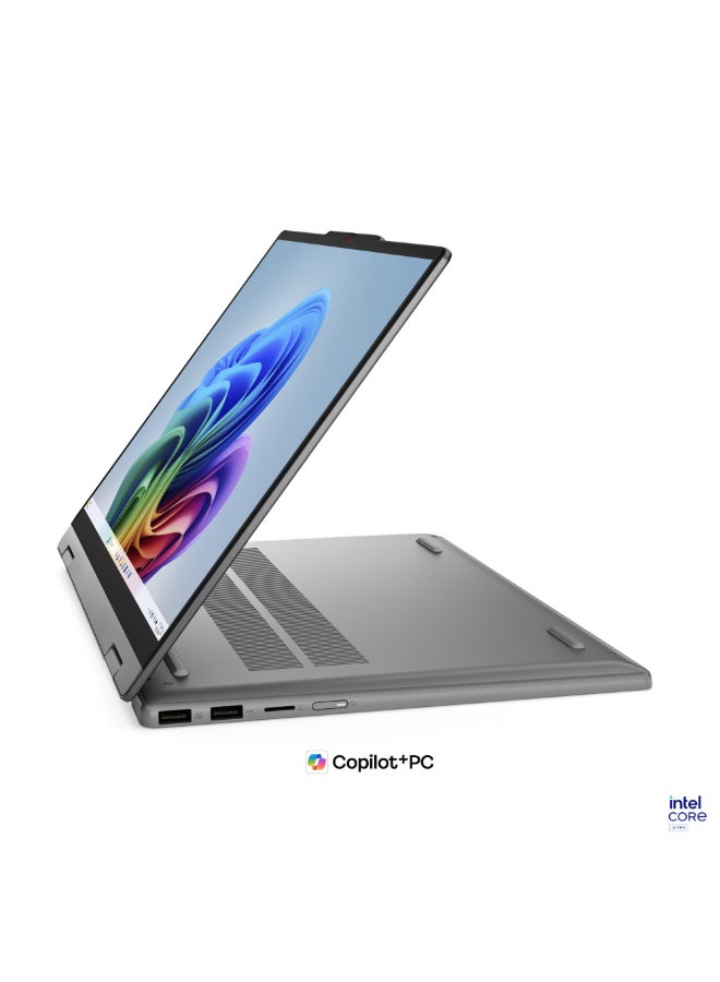لينوفو لابتوب IdeaPad 5 2 في 1 14IPH11 بشاشة IPS WUXGA (1920x1200) مقاس 14 بوصة، مع معالج Core Ultra 5 322/ذاكرة RAM سعة 16GB DDR5/قرص SSD سعة 512GB/نظام Windows 11 Home/رسومات Intel مدمجة. - Image 2