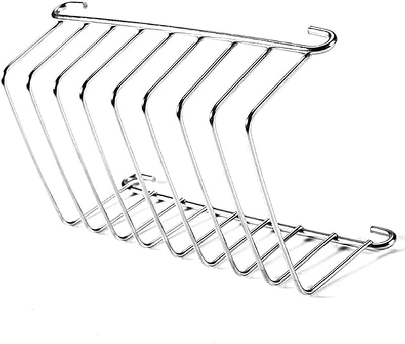 8 Holes Stainless Steel Tool Toast Cooling Grid Bread Rack Rectangle Air Fryer Accessories Organizer Safe Healthy Stainless Steel Toast Rack - Image 2