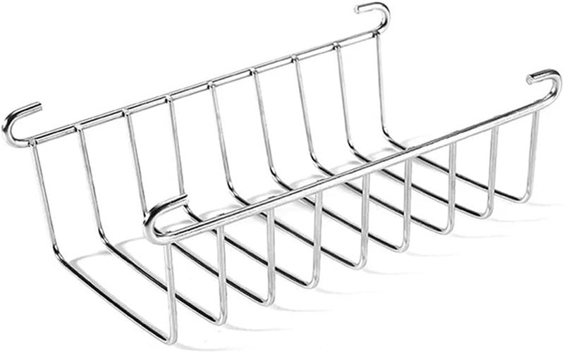 8 Holes Stainless Steel Tool Toast Cooling Grid Bread Rack Rectangle Air Fryer Accessories Organizer Safe Healthy Stainless Steel Toast Rack - Image 3