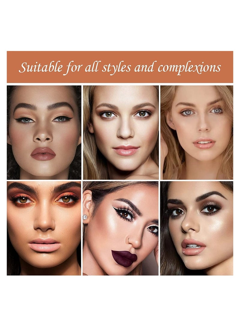 Highlight Contour Stick 6 Colors 2 in 1 Dualended Makeup Shading Stick MultiColor Concealer Shadow Pen 3D Body Face Brightens Shades Pencil Contour Concealer Highlighter Stick (3 Pcs) - Image 4