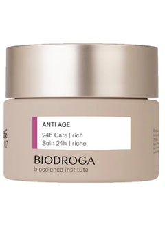 Biodroga Biodroga Anti Age 24h RICH Face Cream 17 oz Firming Smoothing Anti Wrinkle Lifting  with Instant Lift Complex  Q10  NO Fragance Colouring Silicons Mineral Oil Parabens Gluten Lactose 