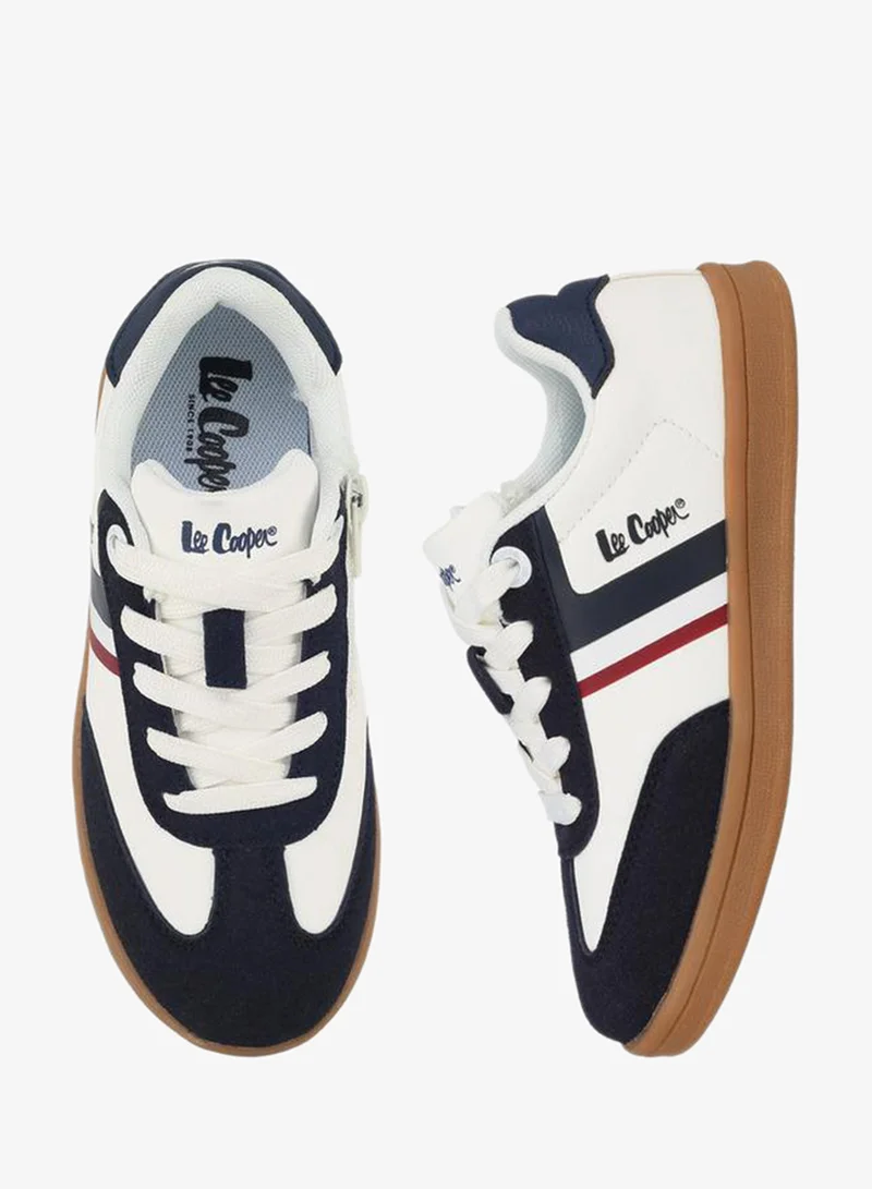 Boys Colourblock Lace-Up Sneakers