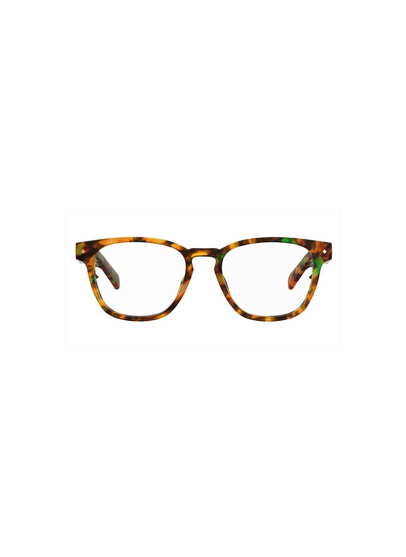Polaroid Unisex Square Reading Glasses - Pld 0022/R Havana Honey 5 - Lens Size: 50 Mm  - Image 2