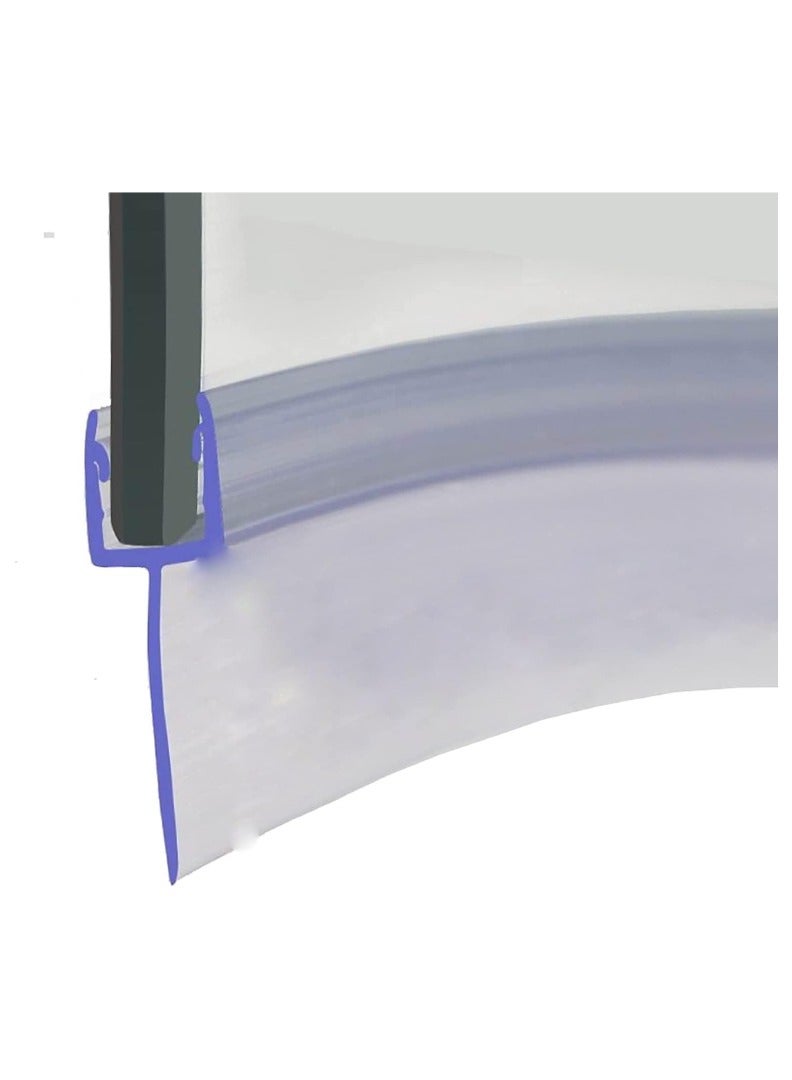 KNP KNP Center Lip Glass Door Seal 10mm is a High Quality Sealing Solution Designed to Provide a Snug Fit and Effective Sealing for Glass Doors.  - Image 1