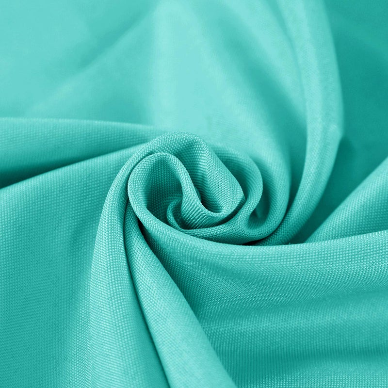 Cupuamon Rectangle Tablecloth 60x102 inch Washable Polyester Fabric Table Cloth for Wedding Party Dining Banquet Decoration(60x102  Turquoise) - Image 4