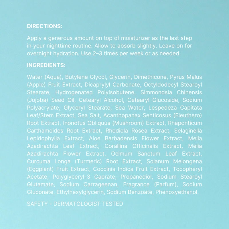 Nu Skin NuSkin NUTRICENTIALS Pillow Glow Sleeping Mask | Overnight Hydration | Bioadaptive Botanical Complex | Red Algae | Apple Extract | Deep Sea Water | Skin Glowing & Pore Minimizing | 2.5 Fl Oz | 1 Pack - Image 2