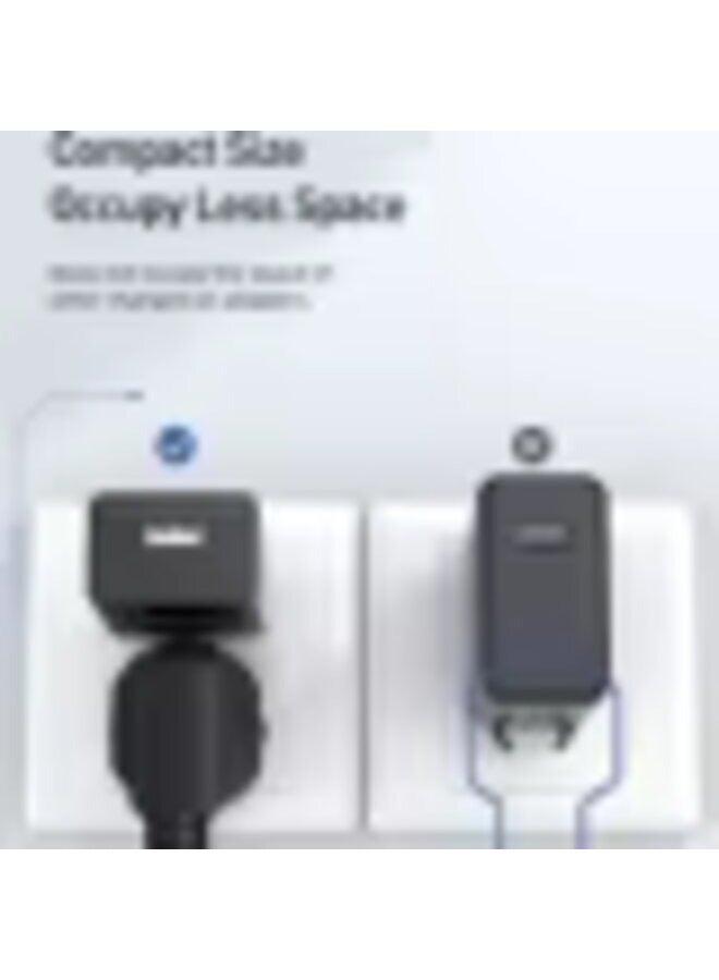 Awei Transparent Wall Charger Portable Fast Charger With 1M Data Cable  - Image 5