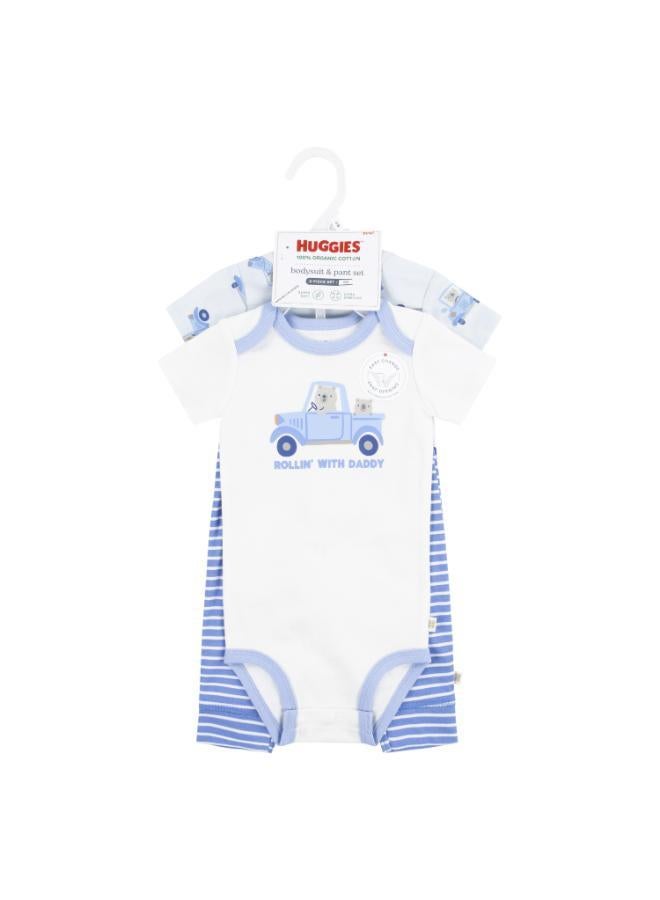 HUGGIES 3PC BODYSUIT AND PANT SET - Image 3