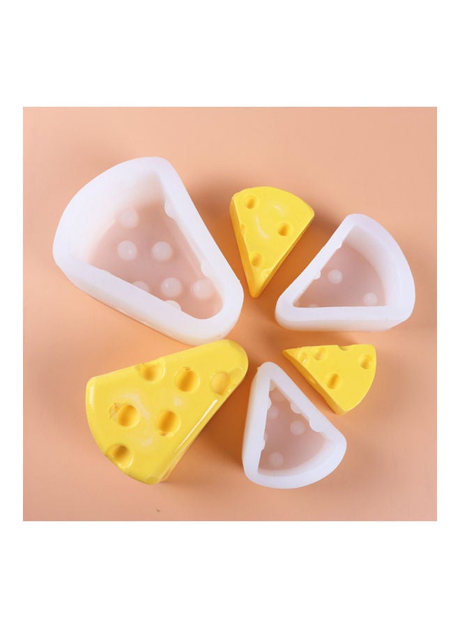 NIBEMINENT Flexible Silicone Cheese Cake Baking Mould White 8.8x7.6x3.8mm - Image 3