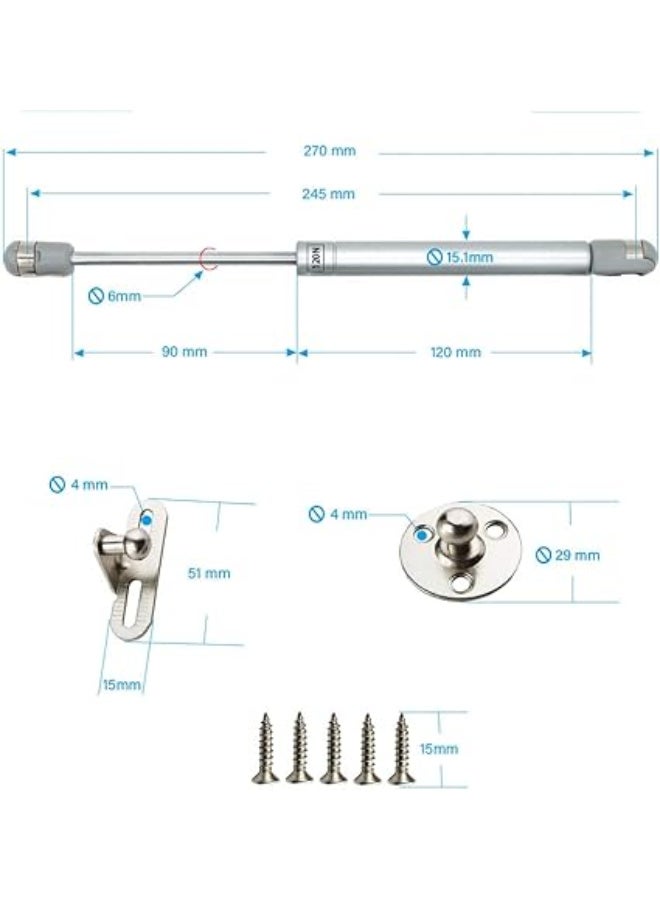 Gas Lift Support,Pneumatic Spring Support for Kitchen Cabinet - Image 3