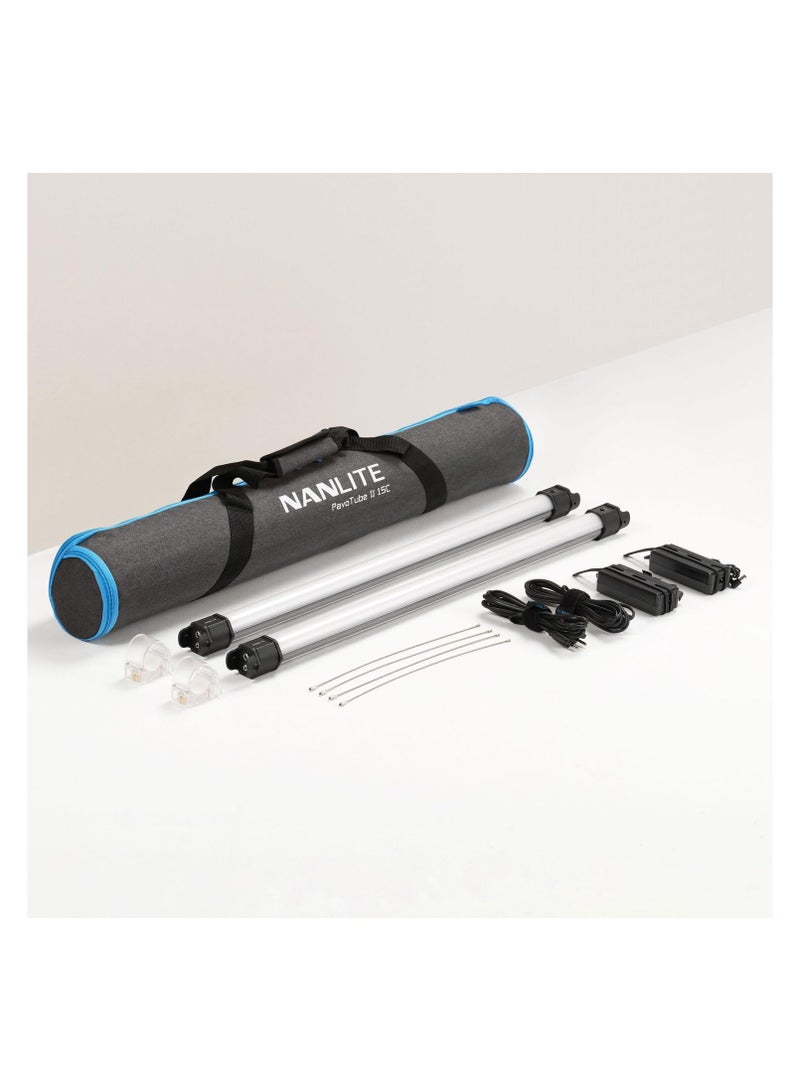 NANLITE Pavotube II 15C LED RGBWW Tube Light 2KIT - Image 1