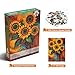 Hiwhy Radiant Sunflower Vases 1000 Piece Puzzle for Adults Difficult Puzzles Art Painting Jigsaw Puzzles Family Game Home Decor - Image 4