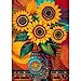 Hiwhy Radiant Sunflower Vases 1000 Piece Puzzle for Adults Difficult Puzzles Art Painting Jigsaw Puzzles Family Game Home Decor - Image 2