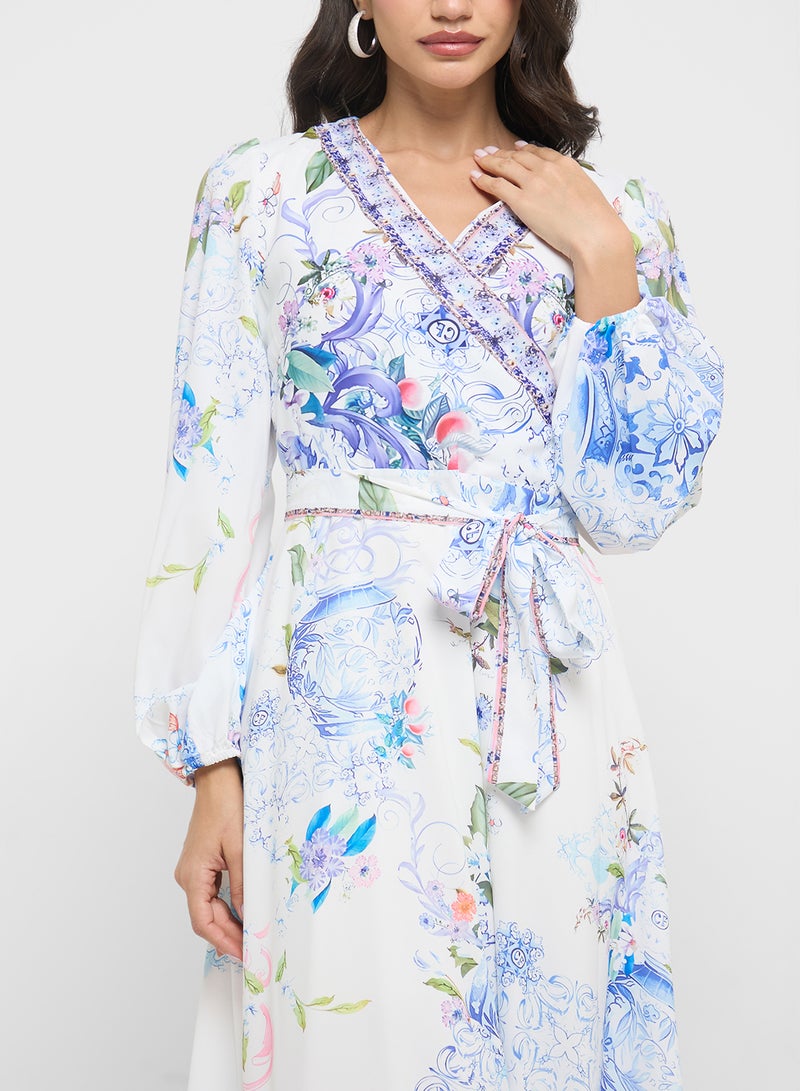 ايلا فستان ماكسي بطبعة زهور - Image 3