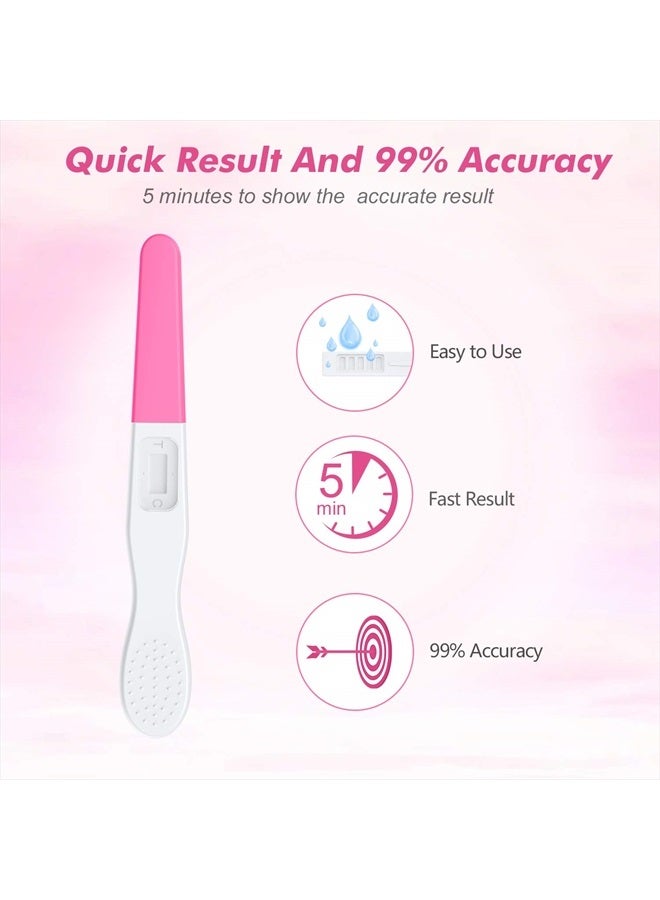 MomMed Pregnancy Test, 5 HCG Home Pregnancy Midstream Test, Accurately Detect Early Pregnancy, High Sensitivity Result for Women Home Testing - Image 4