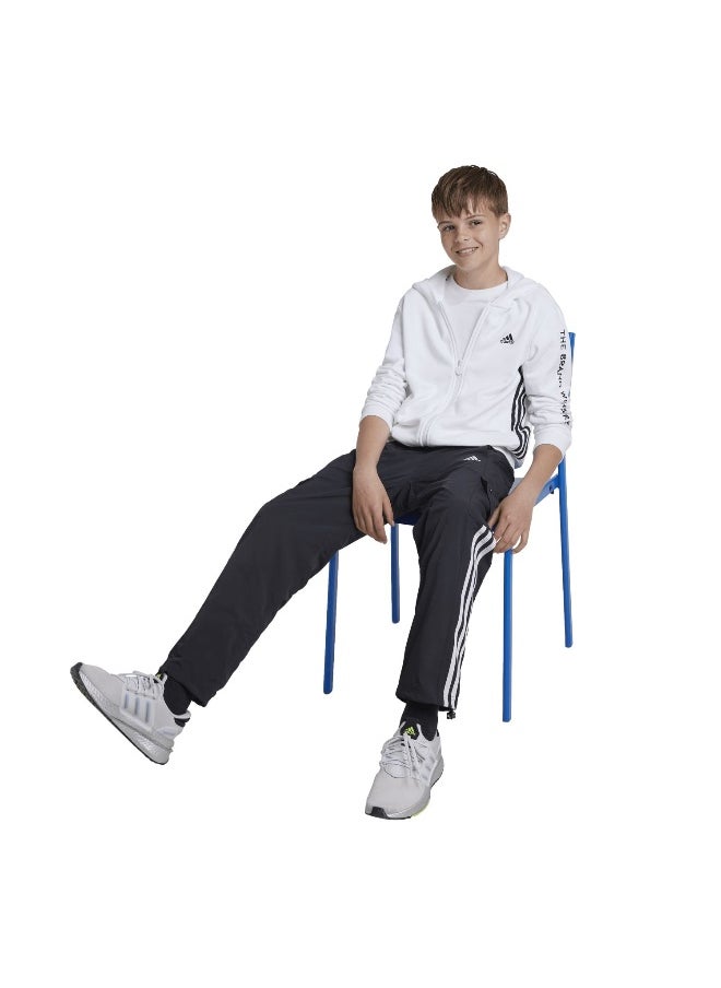 Adidas adidas J Jam Wv Crg Pn Black Training Pants 7-8Y  - Image 3