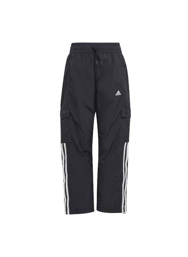 Adidas adidas J Jam Wv Crg Pn Black Training Pants 7-8Y  - Image 2