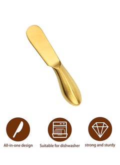 Oasisgalore Butter Knife, 4Pcs Gold Applicator Set for Home Use, Deluxe Sandwich Cream Cheese Condiment Knives  - Image 4