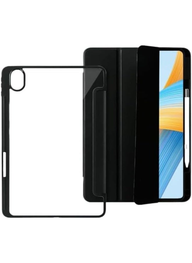 EVO Case Compatible with Huawei MatePad 11.5s (2024)/11.5 (2025/2023)/Air 11.5 with Pencil Holder, Slim TPU Shockproof Cover with Protective Clear Back Case for Huawei MatePad 11.5S - (Black) - Image 3