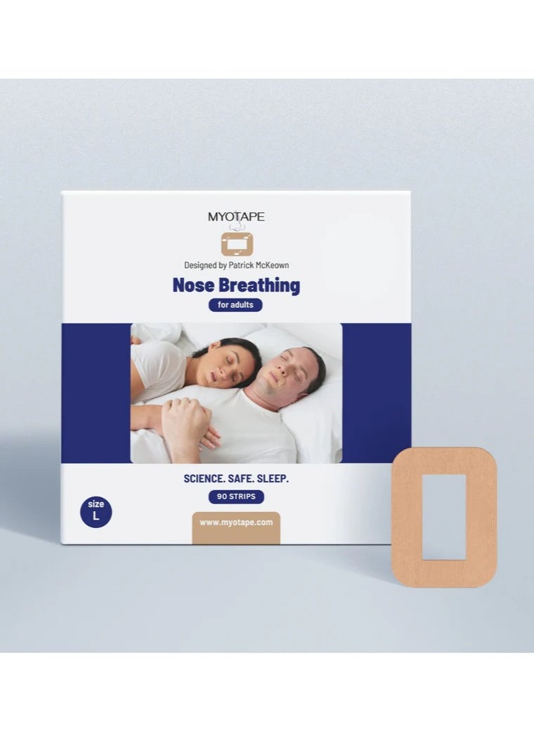 MyoTape Myotape Sleep Strips | Improve Your Sleep Quality, Breathe Through Your Nose During Sleep and Reduce Mouth Breathing and Snoring [Expert Designed Mouth Tapes Using Elastic Tension]  - Image 2