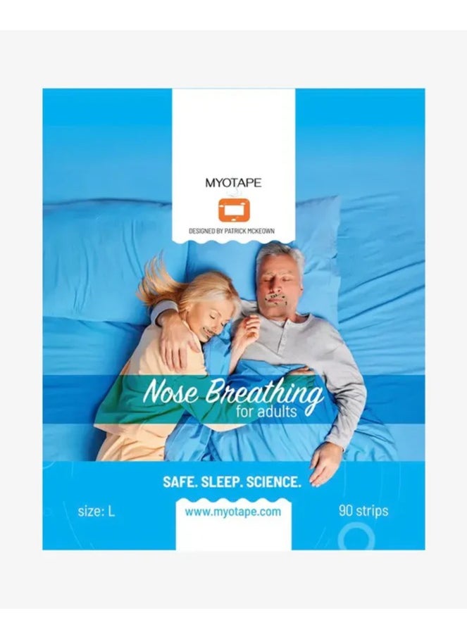 MyoTape Myotape Sleep Strips | Improve Your Sleep Quality, Breathe Through Your Nose During Sleep and Reduce Mouth Breathing and Snoring [Expert Designed Mouth Tapes Using Elastic Tension]  - Image 1