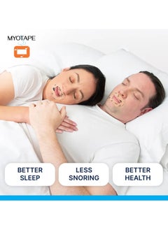 MyoTape Myotape Sleep Strips | Improve Your Sleep Quality, Breathe Through Your Nose During Sleep and Reduce Mouth Breathing and Snoring [Expert Designed Mouth Tapes Using Elastic Tension]  - Image 4