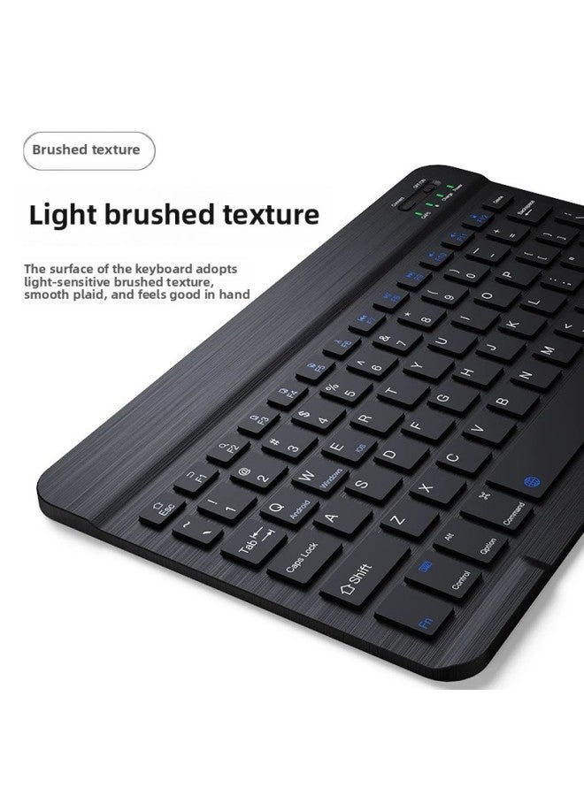 For IPad For Huawei Tablet Wireless Bluetooth Keyboard Dual-mode Charging Mouse Suit Mobile Phone Universal External Keyboard-Color:10inch Keyboard + Single-mode Battery Mouse-Product Type:Black - Image 4