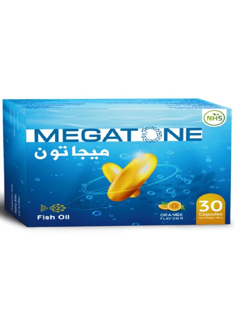 زيت السمك ميجاتون 30 كبسولة