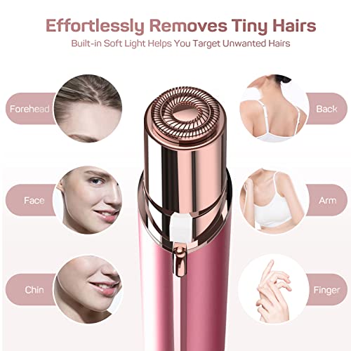 gurelax Facial Hair Removal for Women, Gurelax Facial Hair Remover, Electric Face Shaver, Painless Hair Removal Device for Lip, Chin with a Velvet Bag - Image 2