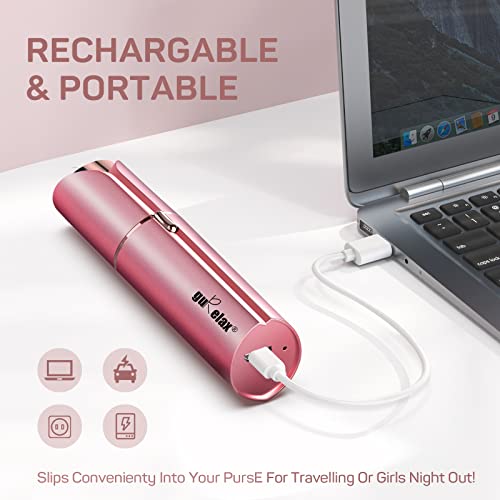 gurelax Facial Hair Removal for Women, Gurelax Facial Hair Remover, Electric Face Shaver, Painless Hair Removal Device for Lip, Chin with a Velvet Bag - Image 3
