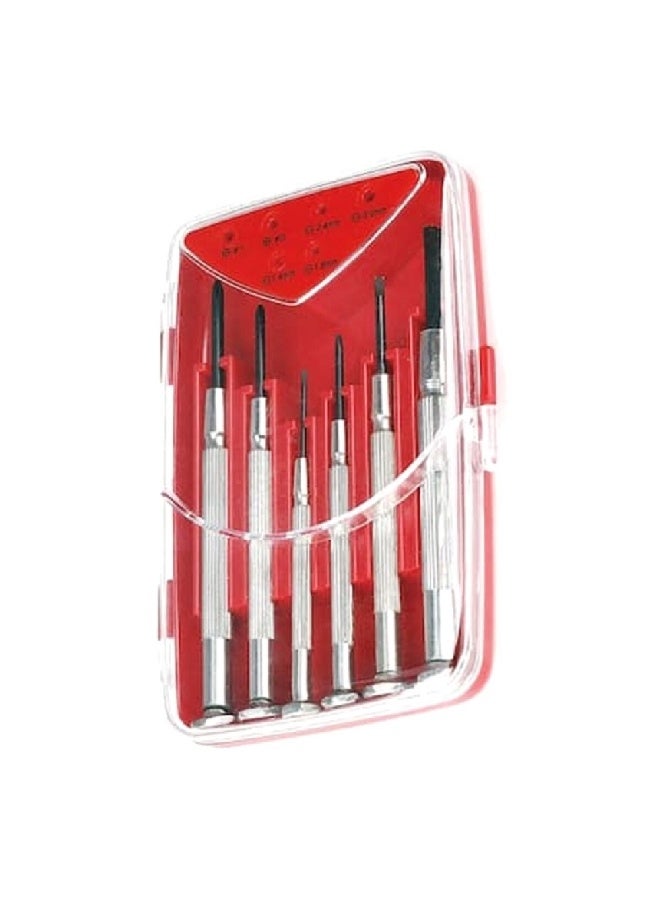 OnSite 6-Piece Precision Screwdriver Set with Storage Case Multicolour 2.2 x 9.2 x 12.2 cm 702513 - Image 3