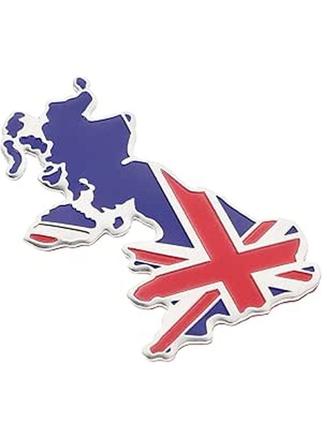 England UK Flag Metal Alloy Car Emblem Sticker for Hood Bumper Universal Exterior Decoration - Image 1