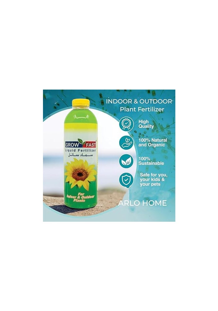 GrowFast (Pack of 2) Grow Fast Liquid Fertilizer 2 Liters - Ideal for Indoor & Outdoor Plants - Image 3