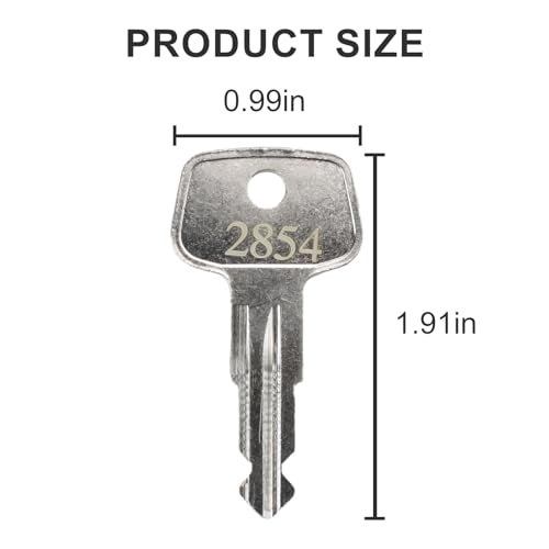 VIDABTE 2854 XCargo Luggage Roof KeysXCargo Roof Rack Key Karrite Ski Bike xcargo Carrier Skyline Sportrack XLReplacement Key for XCargo roof Racks2 Pack - Image 3