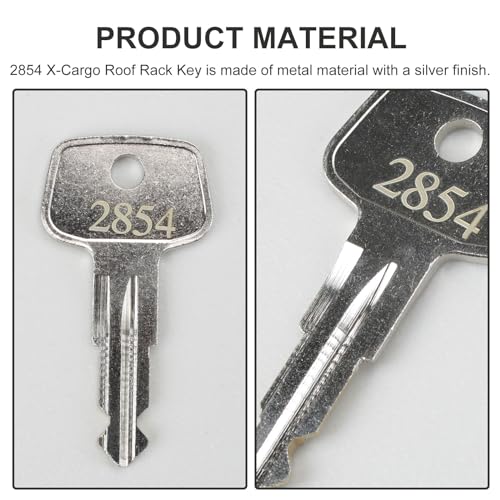 VIDABTE 2854 XCargo Luggage Roof KeysXCargo Roof Rack Key Karrite Ski Bike xcargo Carrier Skyline Sportrack XLReplacement Key for XCargo roof Racks2 Pack - Image 5