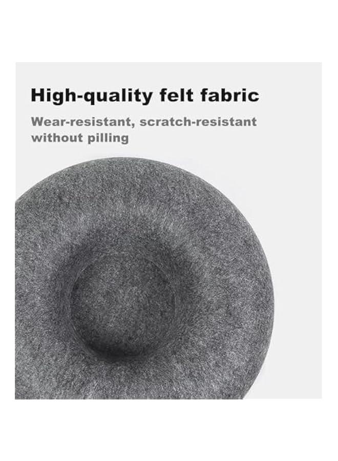 TRASSLE Cat Tunnel Bed,Detachable Felt Cat Nest,Round Donut Felt Pet Nest,Four Seasons Available cat nest,Semi-Closed Washable Cat Tunnel Nest - Image 4