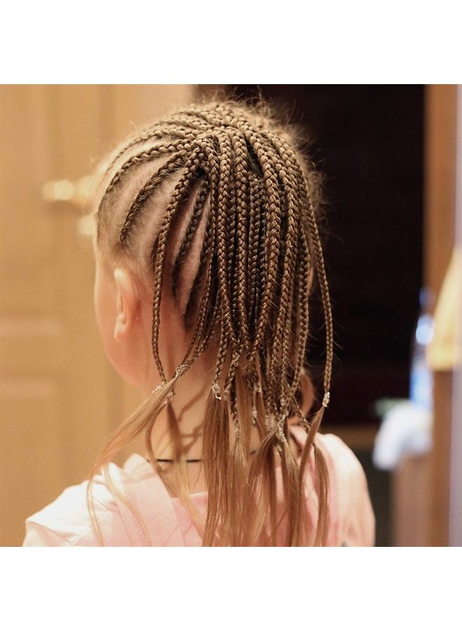 EAONE أربطة شعر مطاطية شفافة، EAONE 2500 قطعة أربطة شعر صغيرة بدون ضرر لربط شعر الأطفال، أربطة صغيرة لذيل الحصان، مطاط مرن للفتيات والنساء، ملحقات تصفيف الشعر مع عبوة صندوقية - Image 4