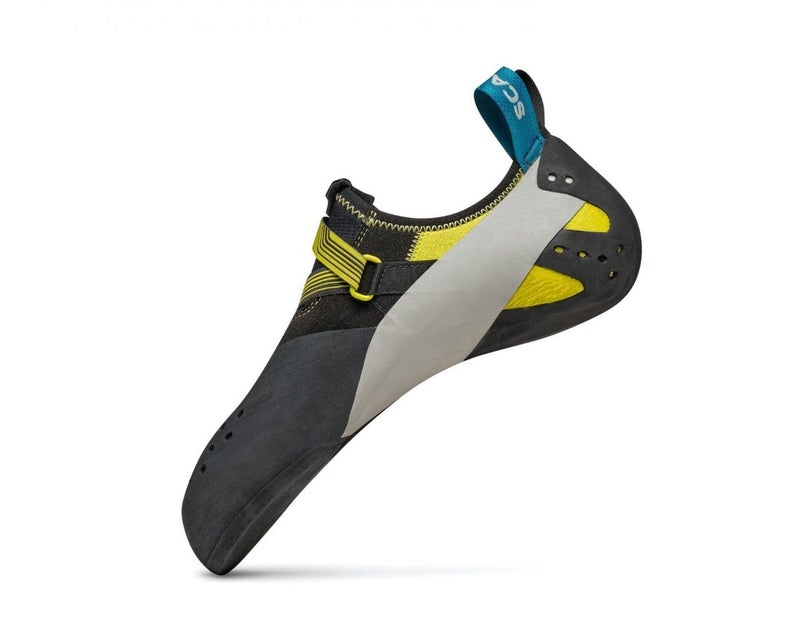 SCARPA Men's Veloce Rock Climbing Shoes for Gym Climbing - Black/Yellow - 11-11.5 - Image 4