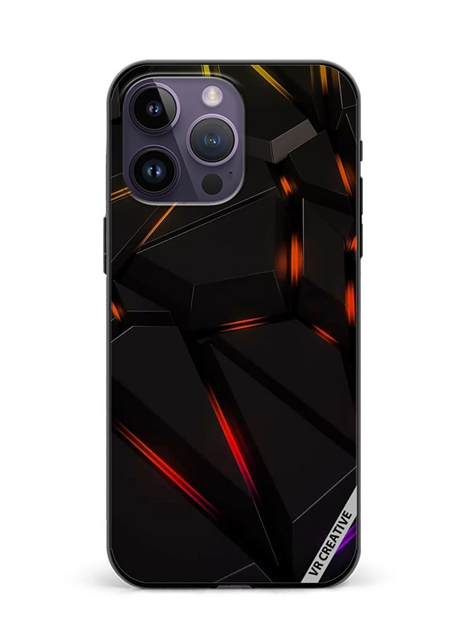VR CREATIVE Protective Case Cover For Apple iPhone 16 Pro Abstract Design Multicolour - Image 1