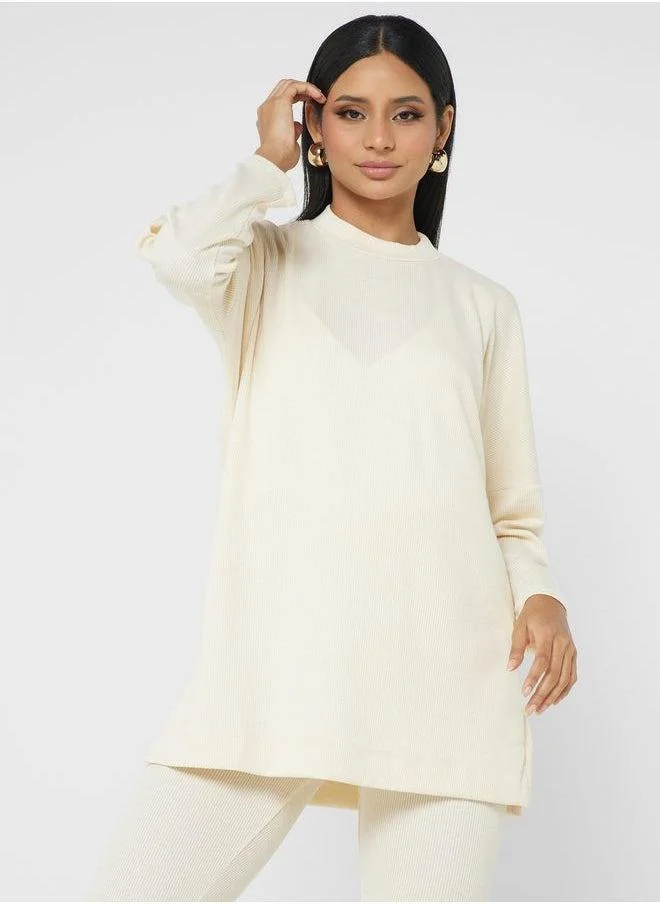 Refka by modanisa Round Neck Tunic