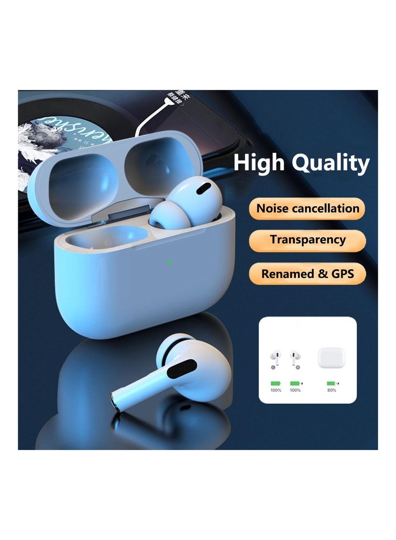 CHAPPELINE BL12 4in1 Wireless Earbuds Headset, Bluetooth Headphones In Ear with ENC Noise Cancelling Deep Bass Mic, Bluetooth Earphones, Ear Buds Headphones Waterproof with Free Silicone Case - White - Image 4