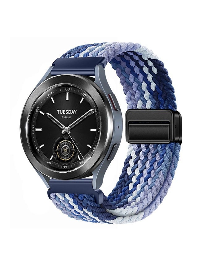 Braided Solo Loop Strap Compatible for Xiaomi Watch S3, Adjustable Nylon Elastic Sport Replacement Wristband Soft Breathable Sport Replacement Wristband for xiaomi Watch S3 - Image 1