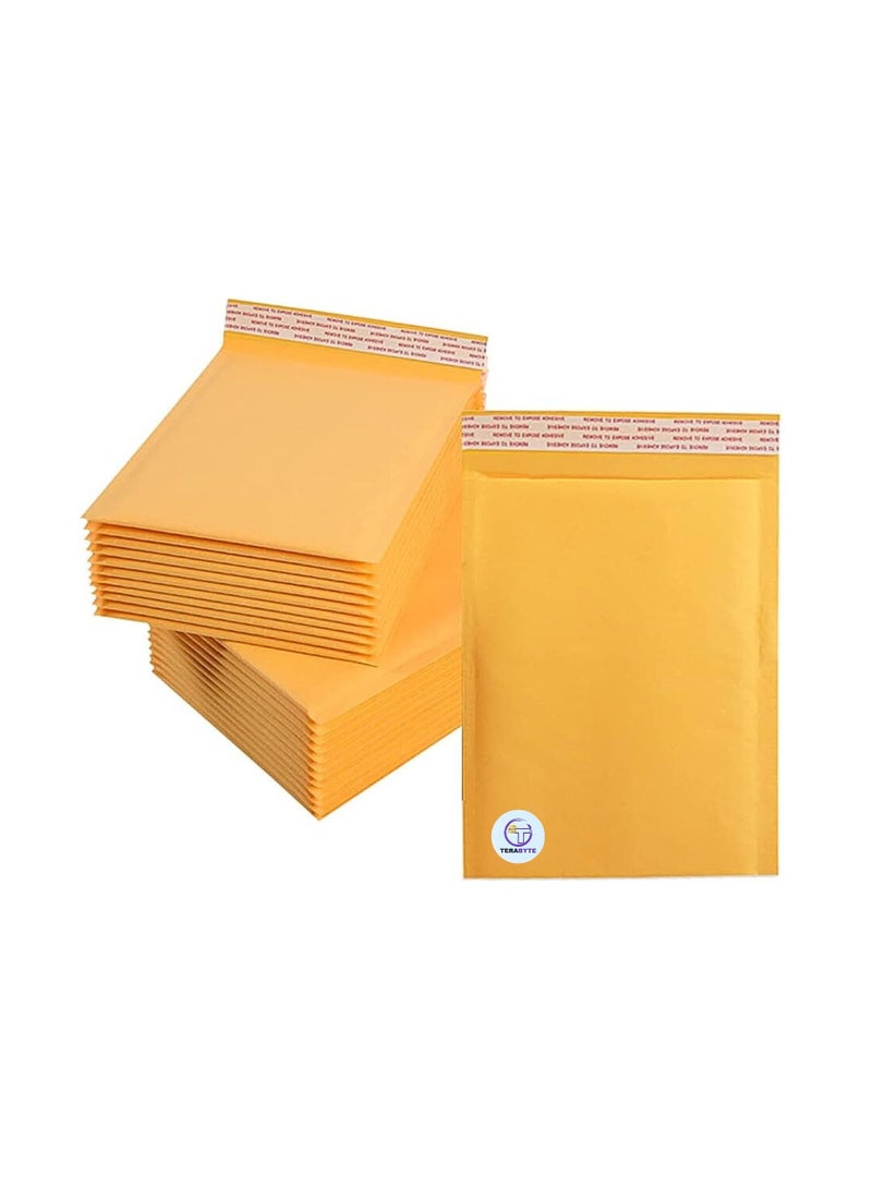 Terabyte Bubble Envelopes Bags 270MM X 360MM (11 INCH-15 INCH) Kraft Paper Bubble Envelopes Bags Padded Mailers Shipping Envelopes Self Seal for Packaging 25pcs - Image 1