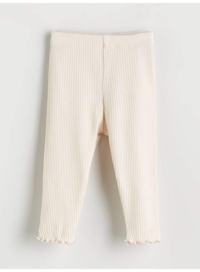 LC WAIKIKI Crew Neck Baby Girls' Sweatshirt and Leggings 2 Pack - Image 4